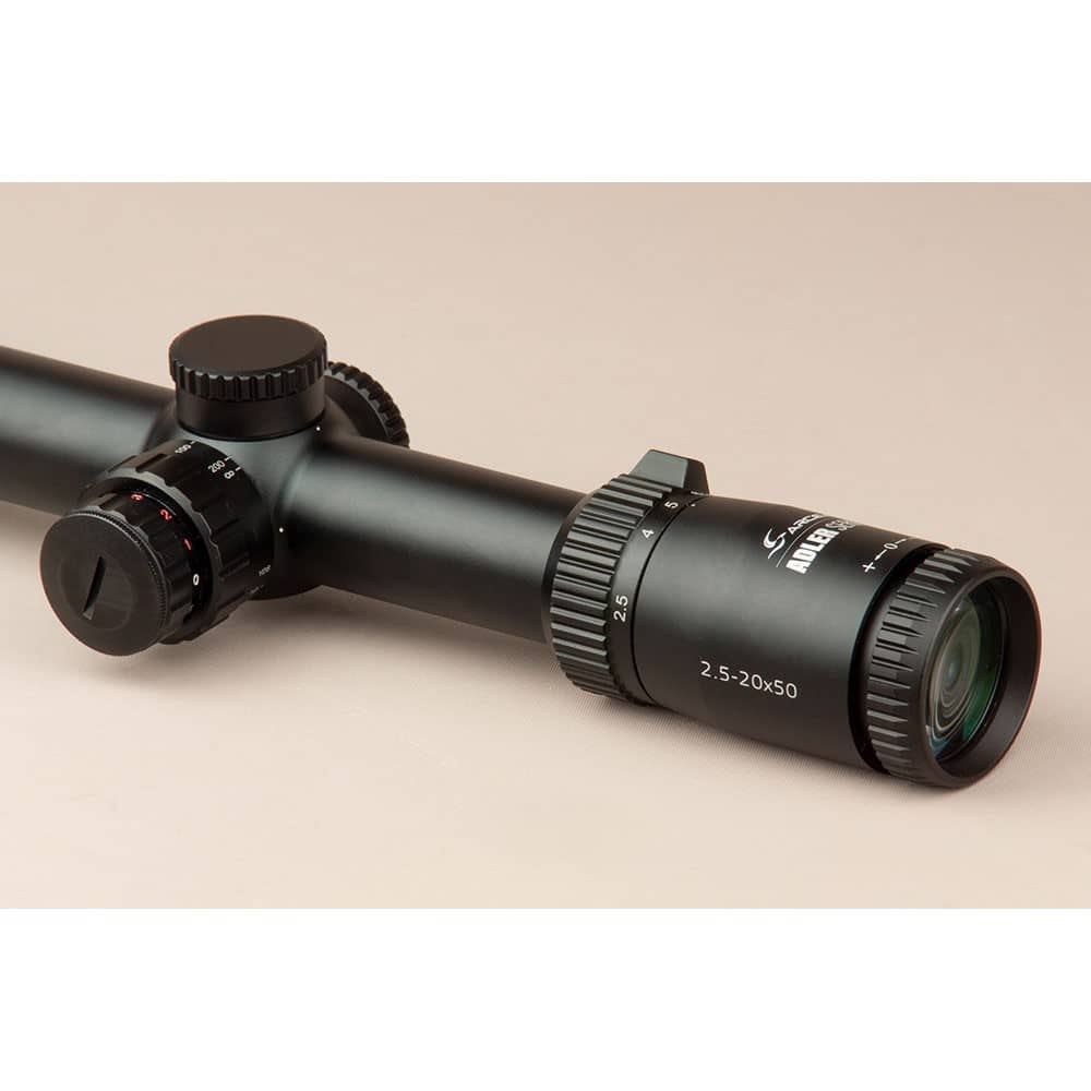 Visor ADLER 2,5-20x50 - 30 - Side Focus - Mil Dot - Ret. Ilum. - Imagen 7