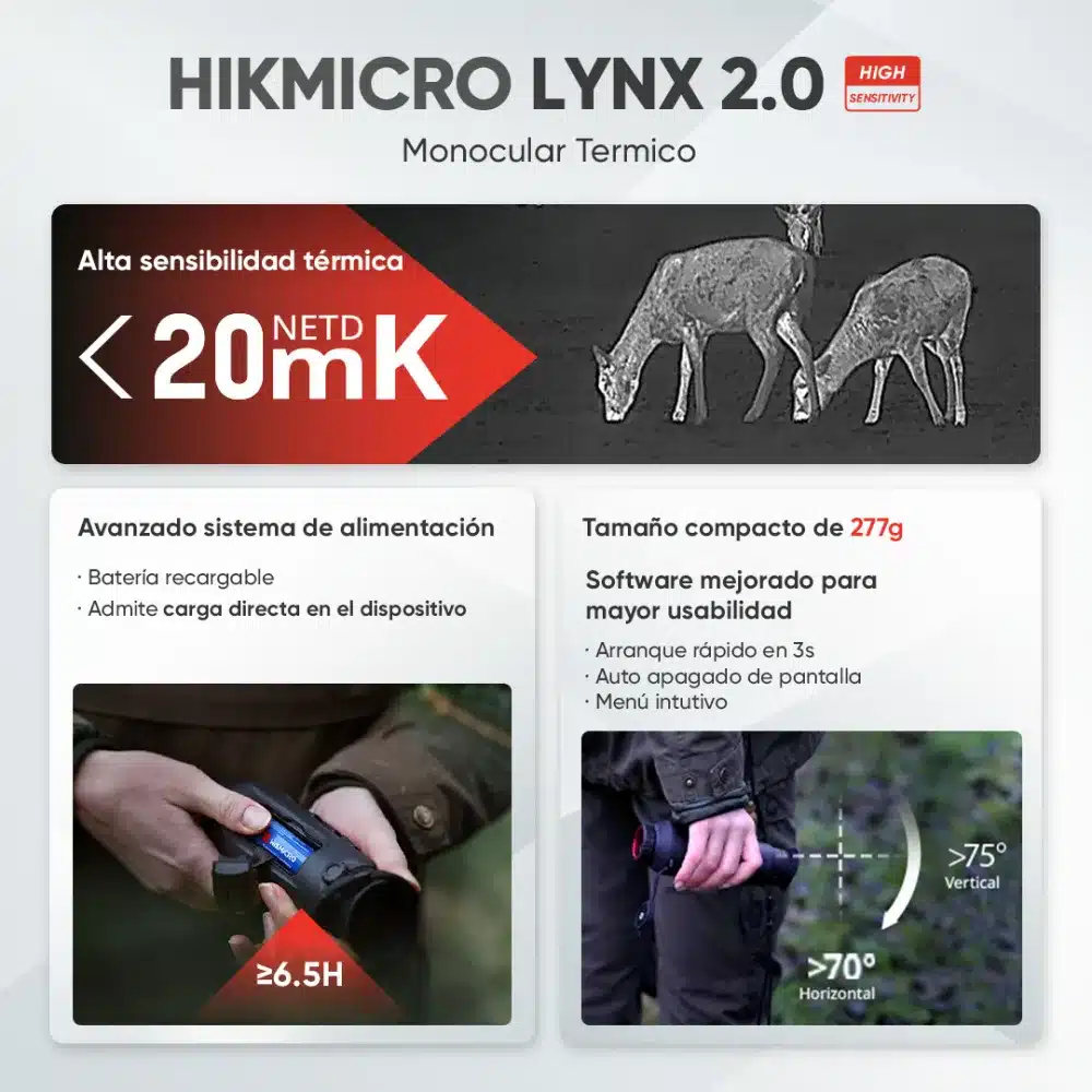 Monocular térmico LYNX Pro LH15 2.0 HIKMICRO - Imagen 19